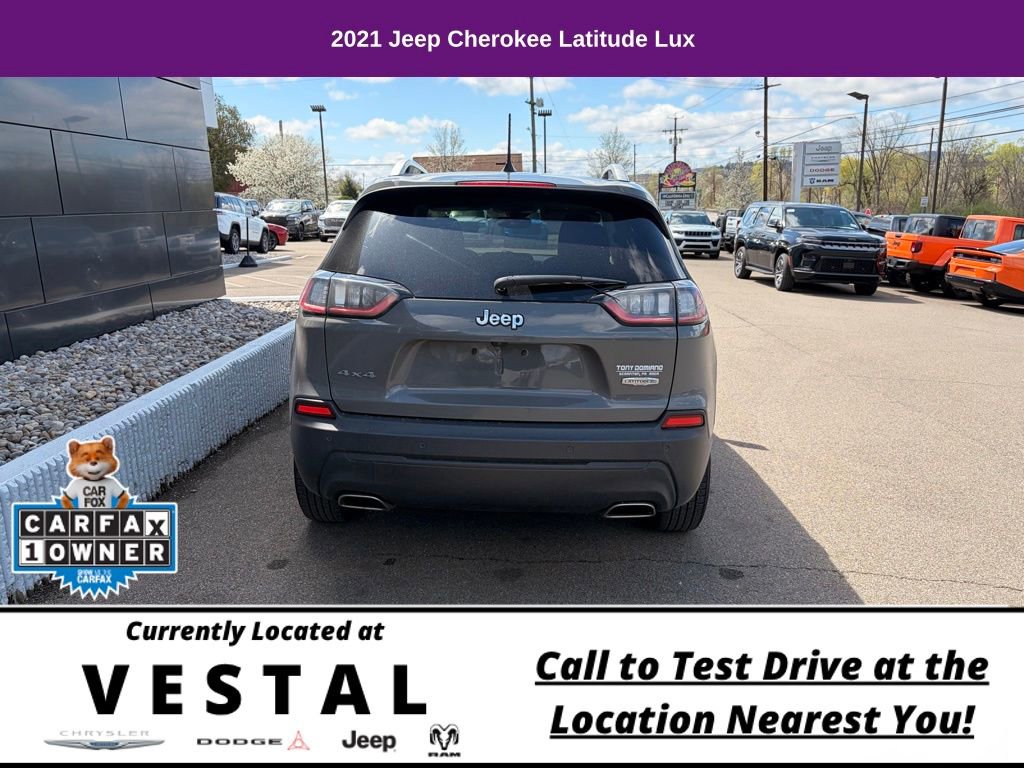 Used 2021 Jeep Cherokee Latitude Lux w/ Comfort/Convenience Group AWD/4WD image 8