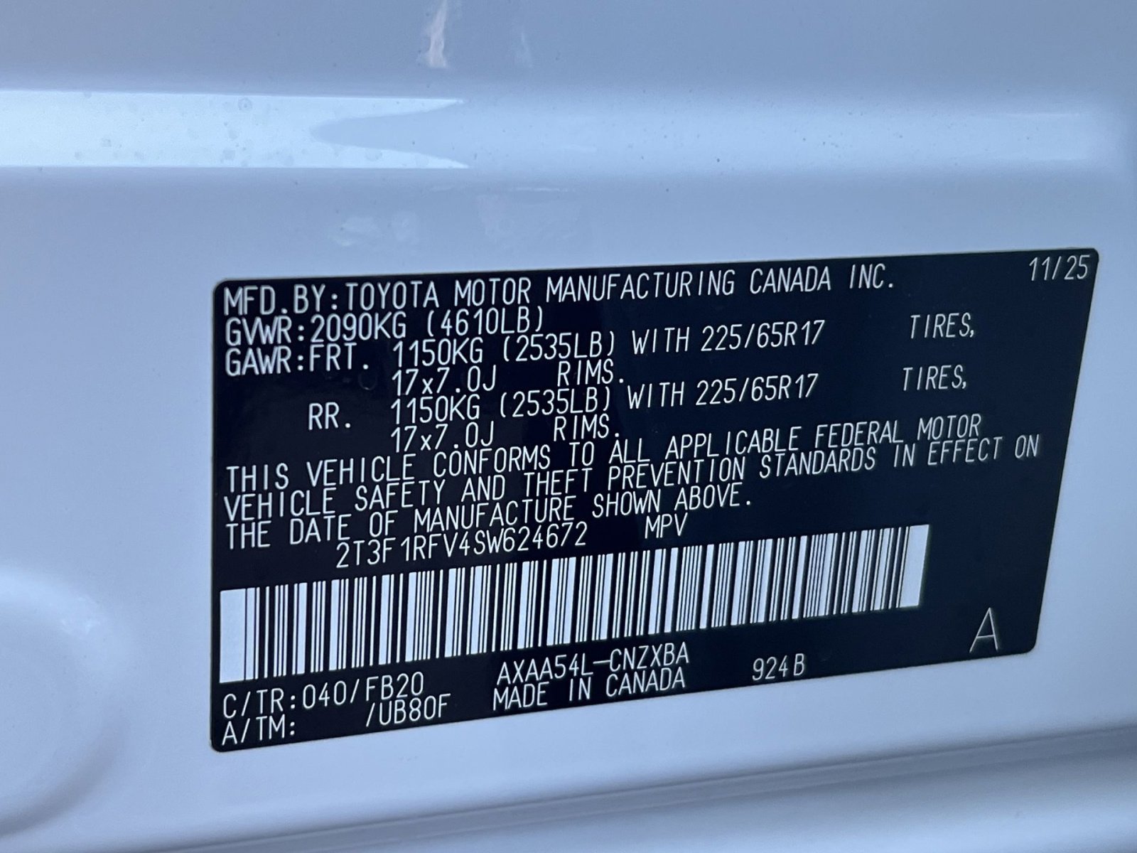 New 2025 Toyota RAV4 LE image 40