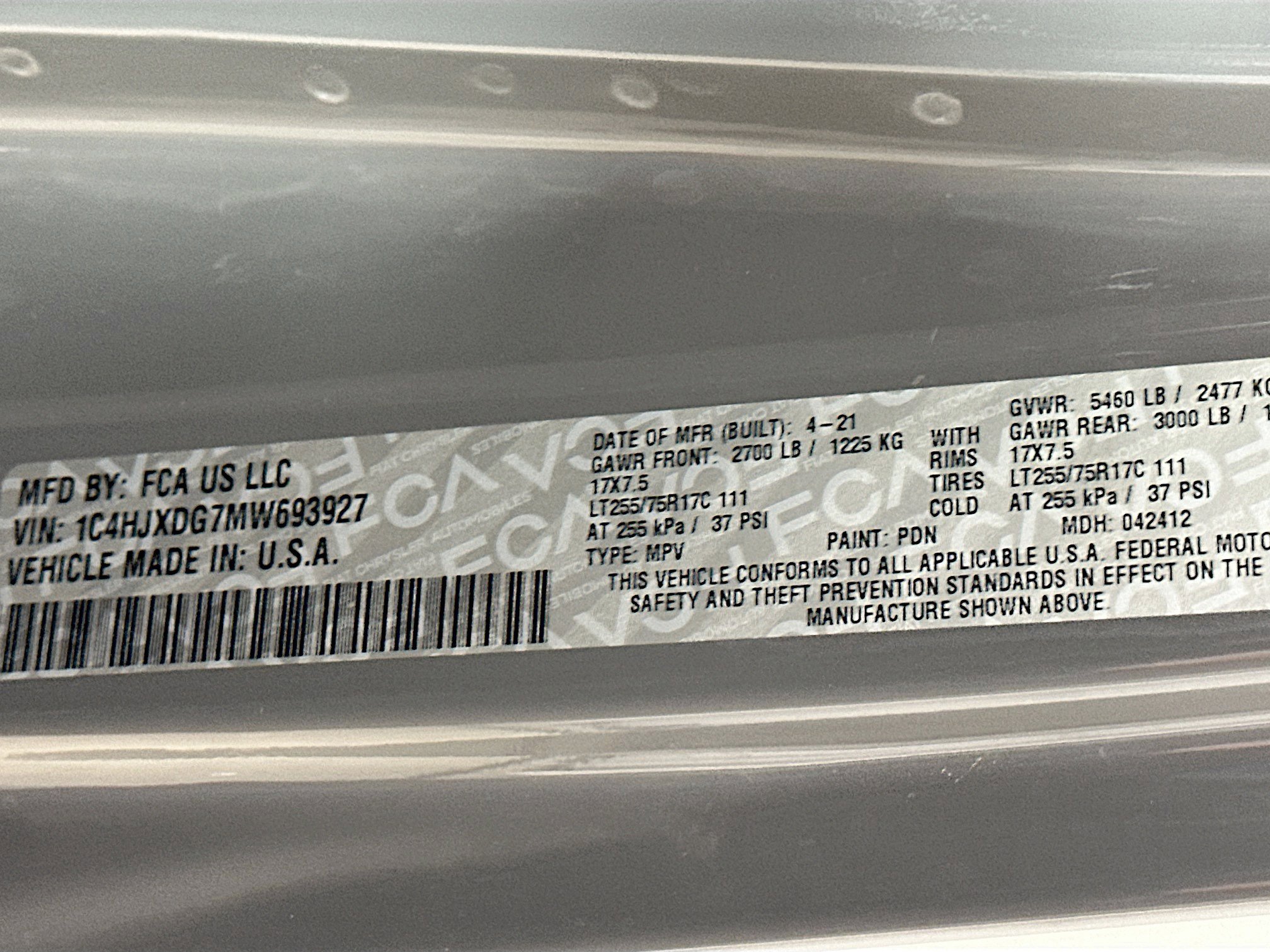 Certified 2021 Jeep Wrangler Unlimited Sport image 40