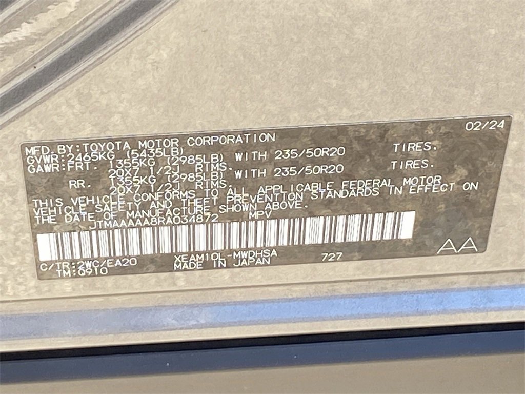 Used 2024 Toyota bZ4X Limited w/ Weather Package image 14