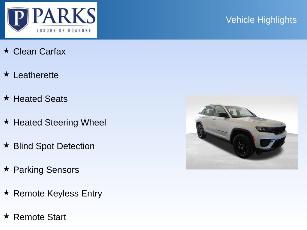 Used 2025 Jeep Grand Cherokee Altitude AWD/4WD image 4