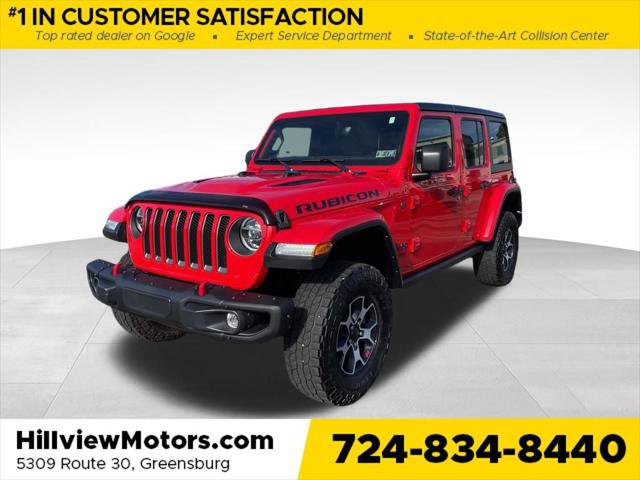 Certified 2022 Jeep Wrangler Unlimited Rubicon w/ Steel Bumper Group image 1