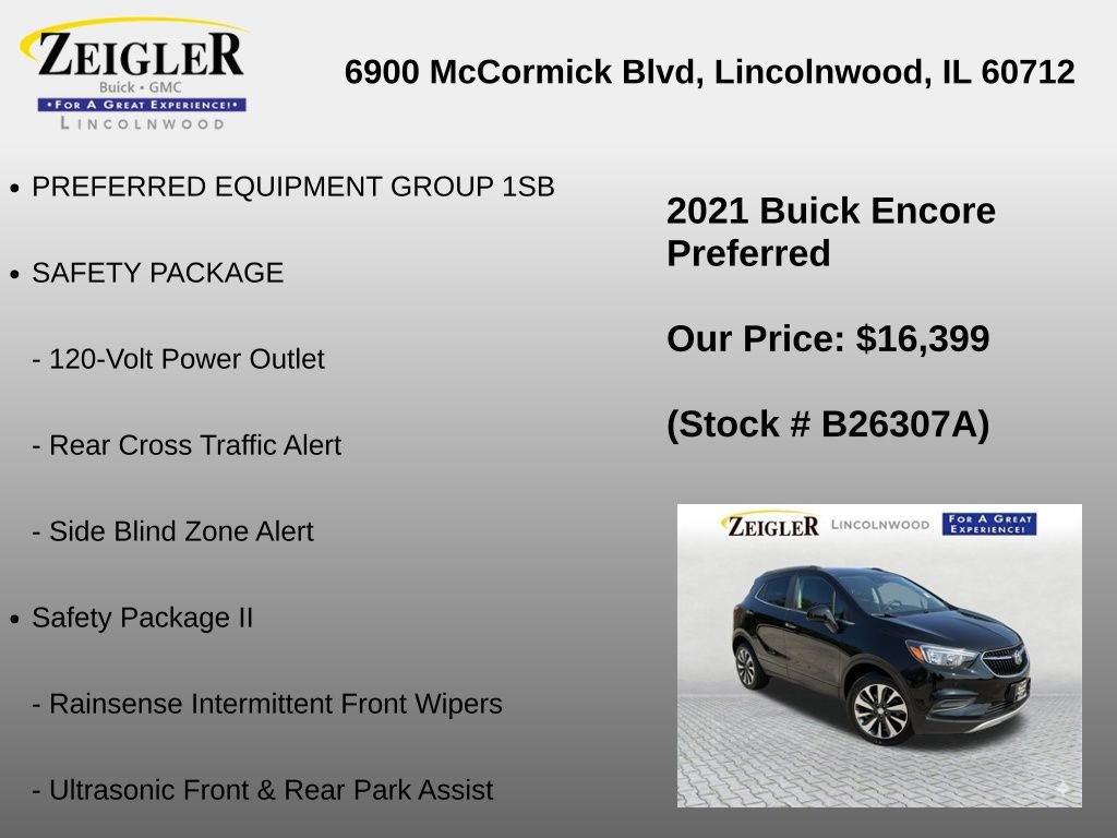 Used 2021 Buick Encore Preferred w/ Safety Package II AWD/4WD image 6