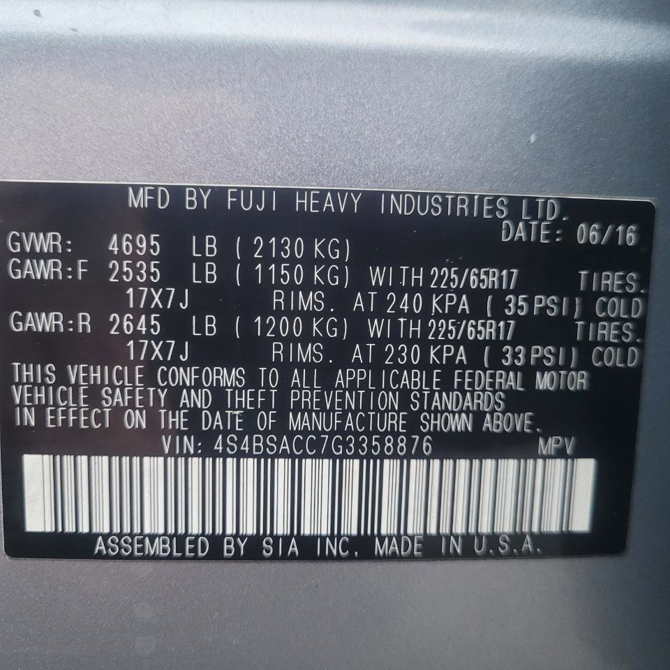 Used 2016 Subaru Outback 2.5i Premium image 36