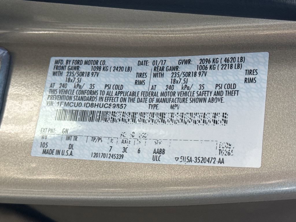 Used 2017 Ford Escape Titanium FWD image 30