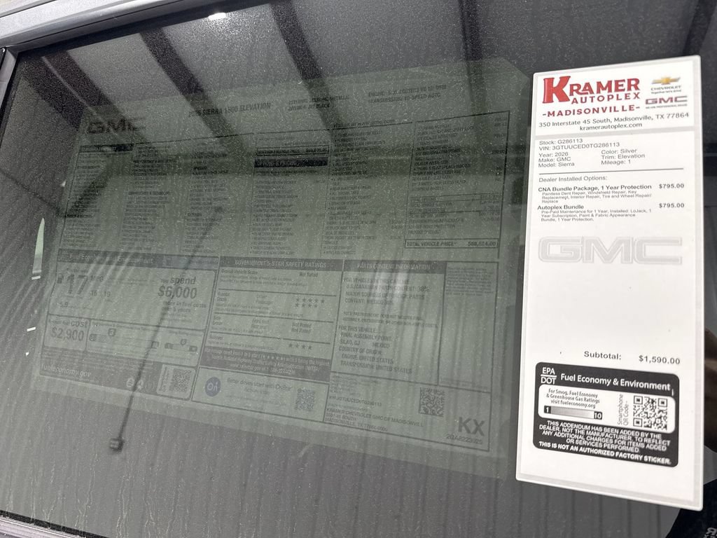 New 2026 GMC Sierra 1500 Elevation w/ Elevation Premium Package AWD/4WD image 35