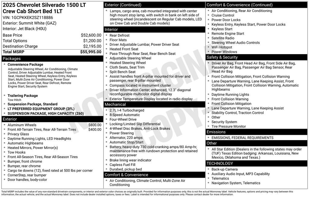 New 2025 Chevrolet Silverado 1500 LT image 25