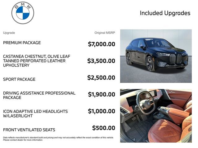 Certified 2023 BMW iX xDrive50 w/ Premium Package image 3