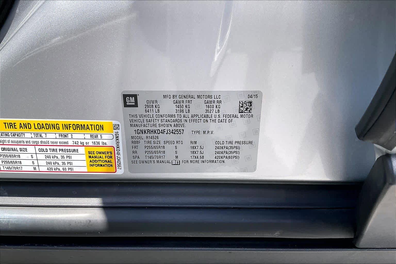 Used 2015 Chevrolet Traverse LT image 33