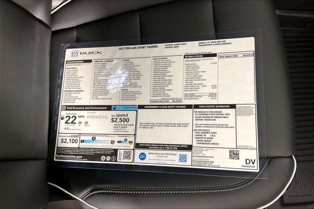 New 2027 Buick Enclave Sport Touring FWD image 14