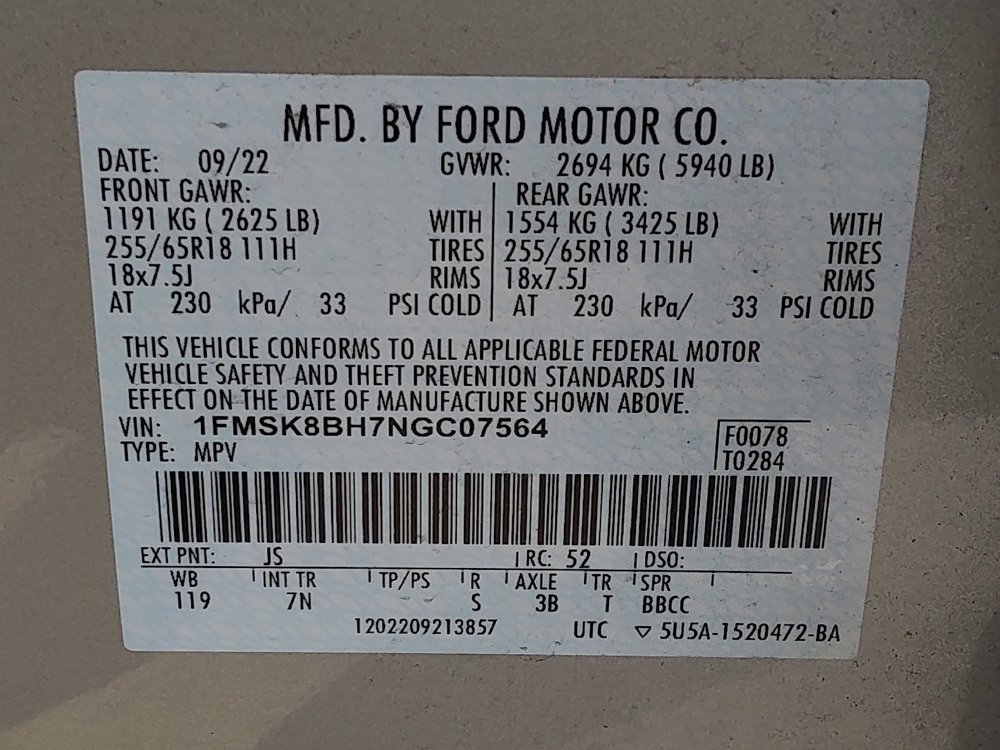 Used 2022 Ford Explorer 4WD image 33