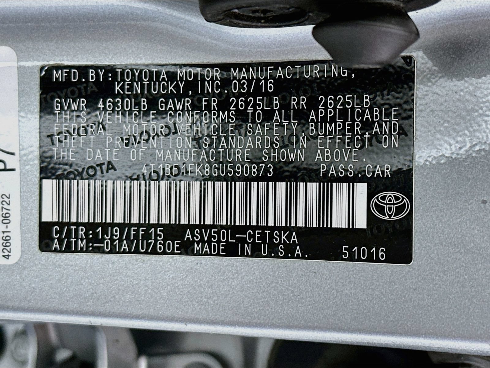 Used 2016 Toyota Camry SE FWD image 29