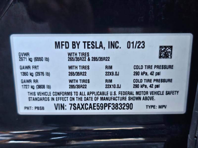 Used 2023 Tesla Model X AWD/4WD image 35