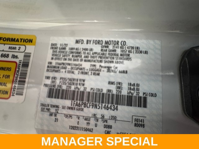 Used 2022 Ford Mustang GT w/ Equipment Group 301A RWD image 27