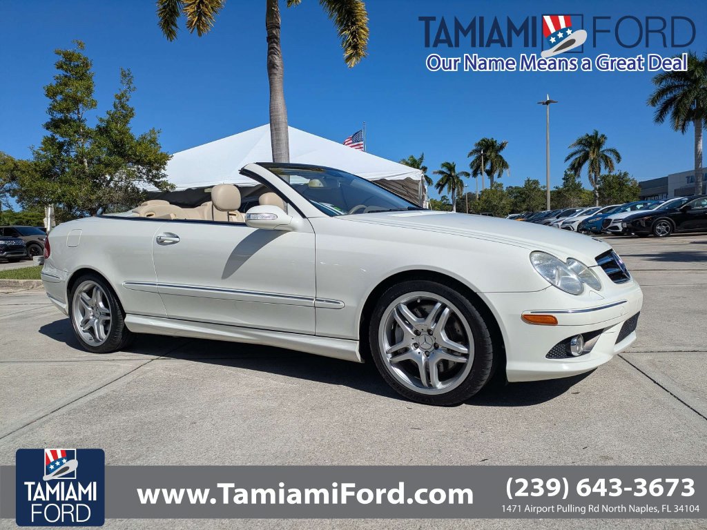 Used 2009 Mercedes-Benz CLK 550 Cabriolet w/ Premium II Pkg image 1