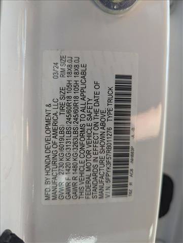 Used 2024 Honda Ridgeline RTL image 15