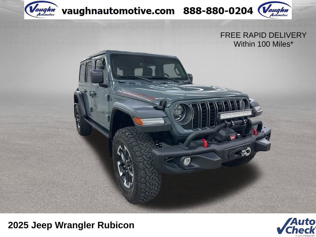 Used 2025 Jeep Wrangler Unlimited Rubicon w/ Safety Group AWD/4WD image 1