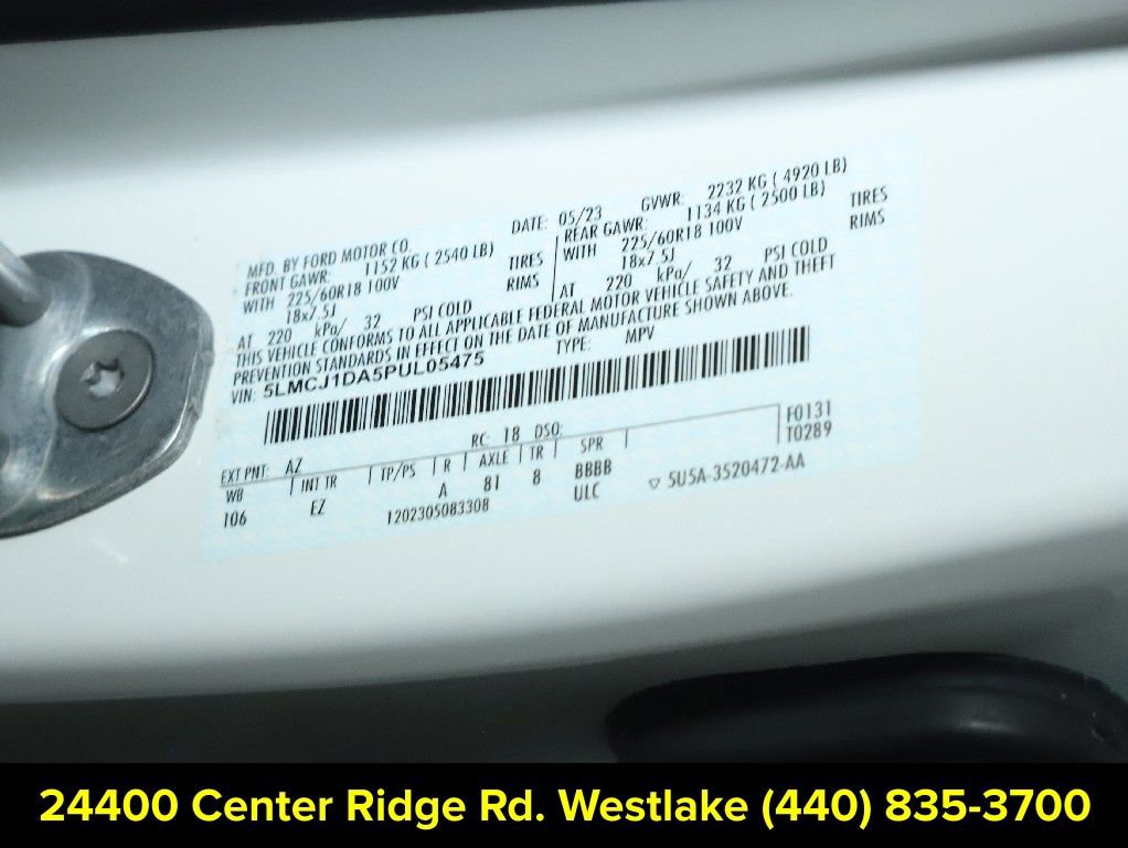 Certified 2023 Lincoln Corsair AWD image 20