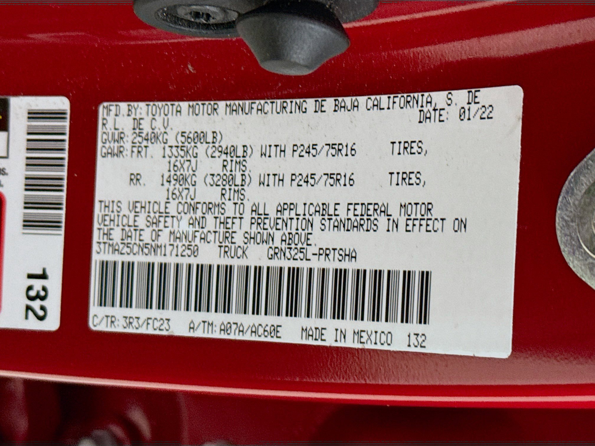 Used 2022 Toyota Tacoma SR5 image 36