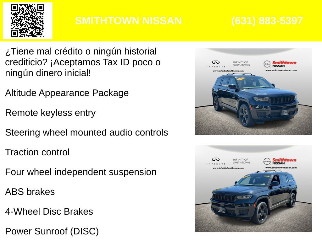 Used 2023 Jeep Grand Cherokee L Laredo AWD/4WD image 4