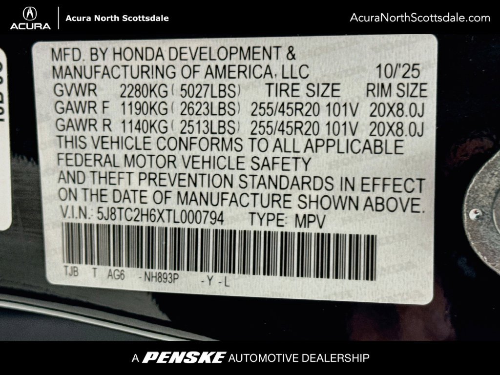 Certified 2026 Acura RDX w/ Advance Package AWD/4WD image 35