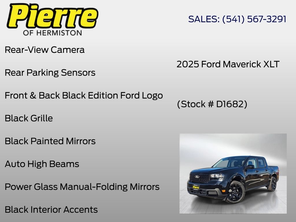 New 2025 Ford Maverick XLT w/ Black Appearance Package AWD/4WD image 24