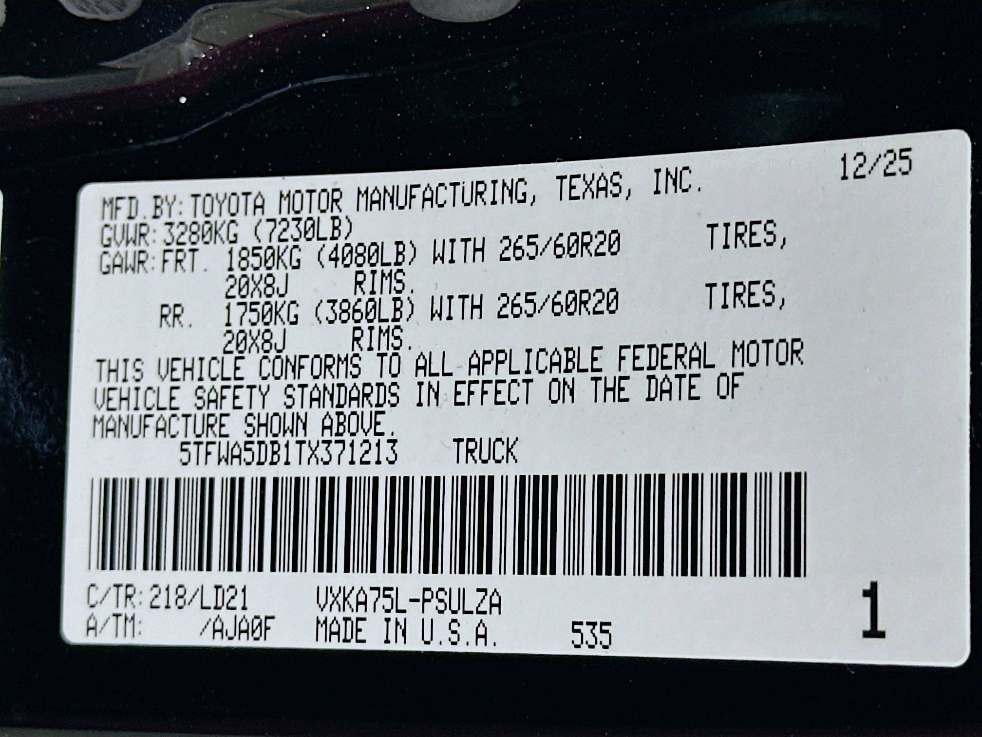 New 2026 Toyota Tundra Limited image 12