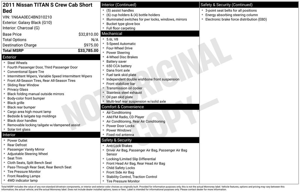 Used 2011 Nissan Titan S image 40
