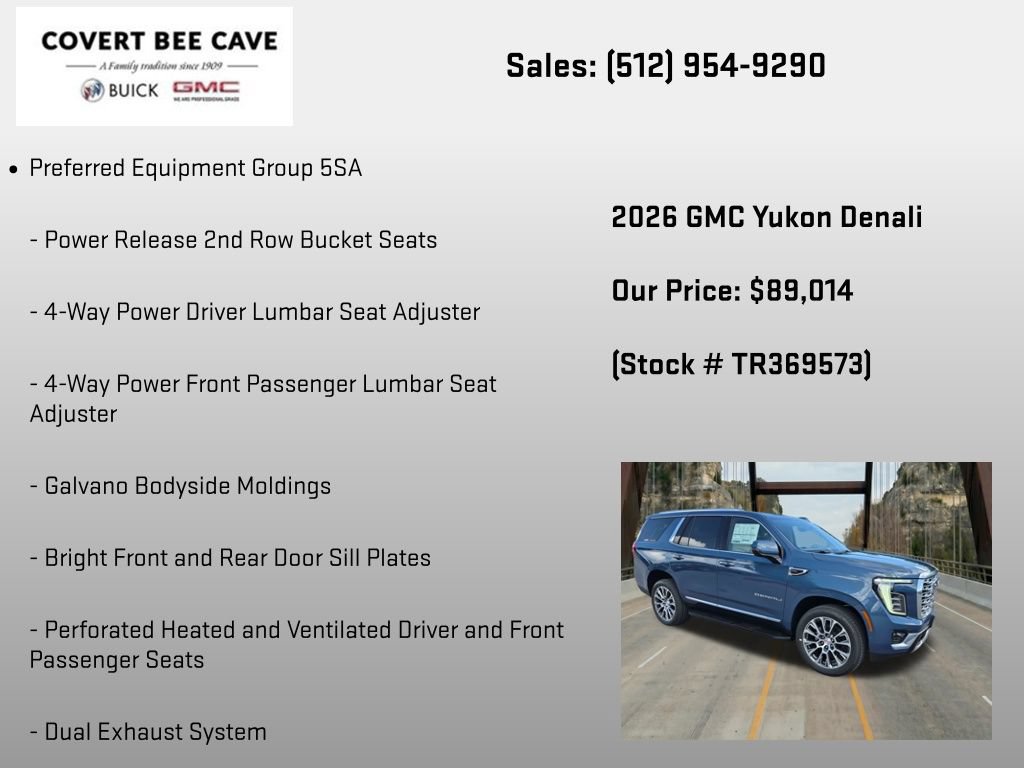 New 2026 GMC Yukon Denali AWD/4WD image 6