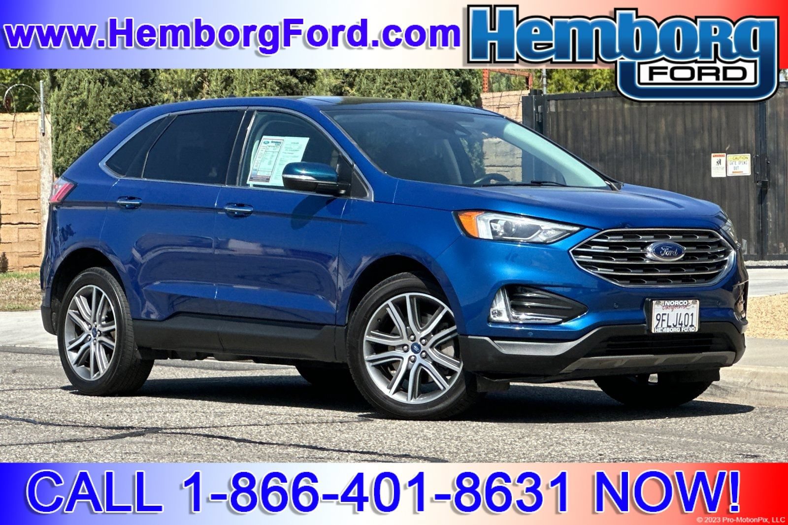 Used 2022 Ford Edge Titanium w/ Class II Trailer Tow Package AWD/4WD image 1