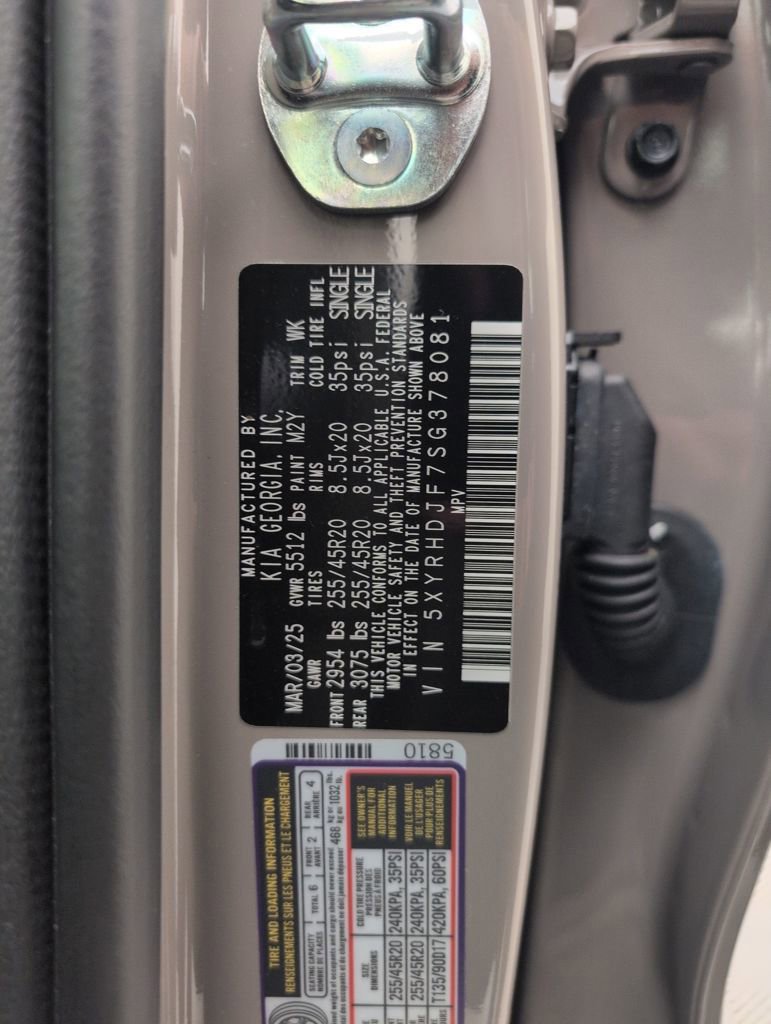 Used 2025 Kia Sorento X-Line EX image 50