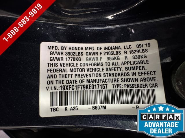 Used 2019 Honda Civic EX-L image 28