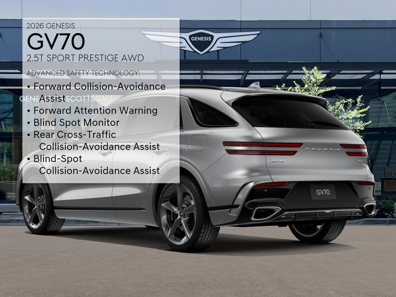 New 2026 Genesis GV70 2.5T Sport Prestige w/ G1 Accessory Package AWD/4WD image 7