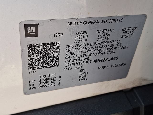 Used 2021 Chevrolet Suburban Premier w/ Premium Package AWD/4WD image 30