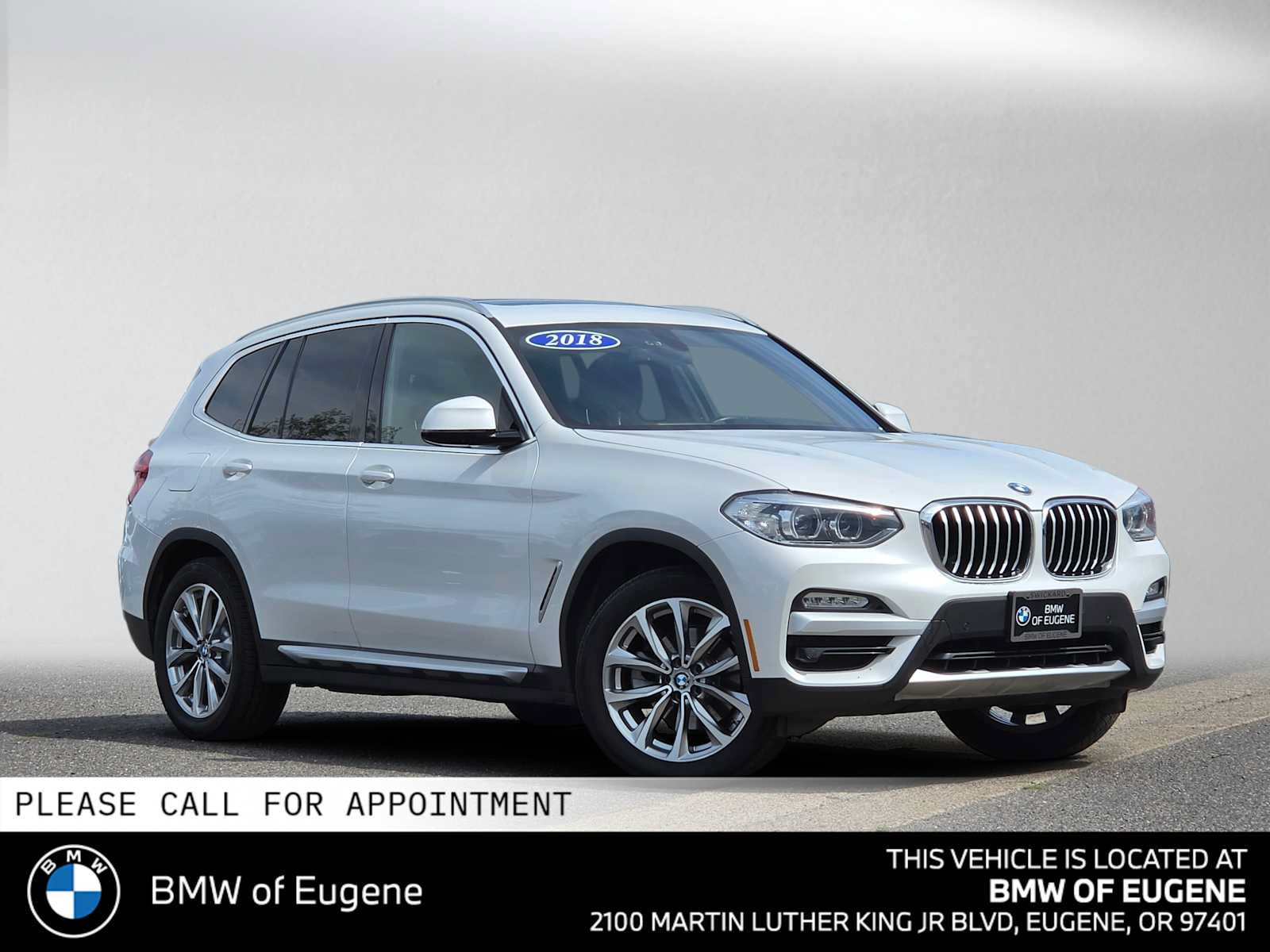 Used 2018 BMW X3 xDrive30i w/ Convenience Package