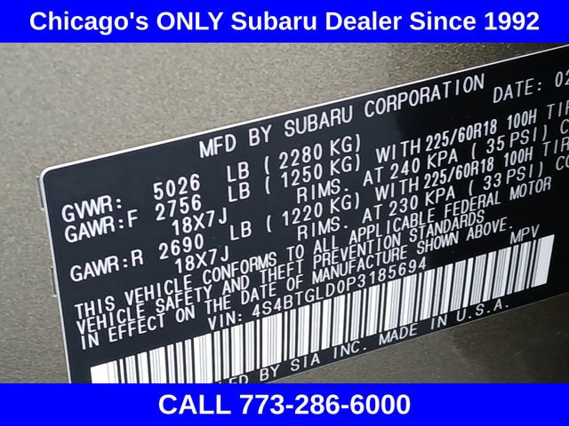 Certified 2023 Subaru Outback Onyx Edition XT image 20