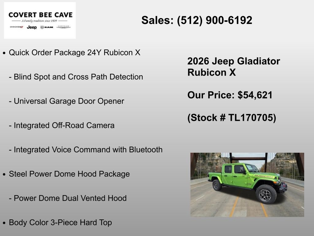 New 2026 Jeep Gladiator Rubicon AWD/4WD image 18
