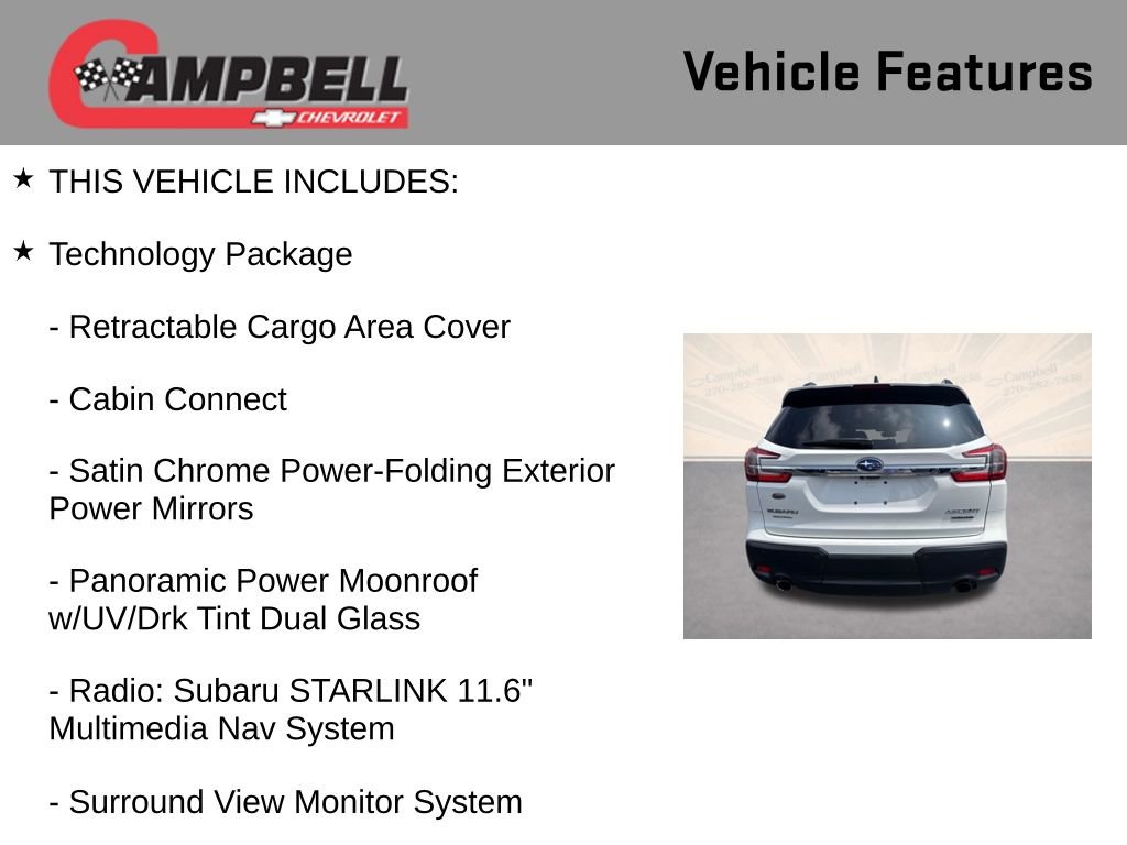 Used 2023 Subaru Ascent Limited w/ Technology Package AWD/4WD image 5