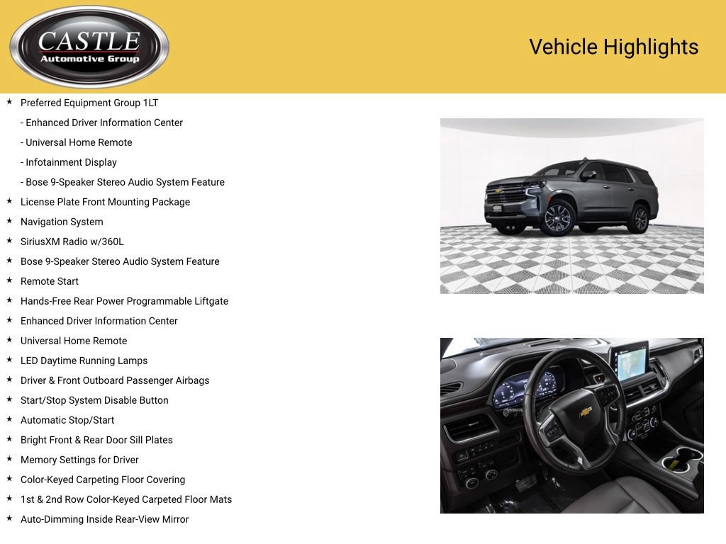 Used 2022 Chevrolet Tahoe LT AWD/4WD image 8