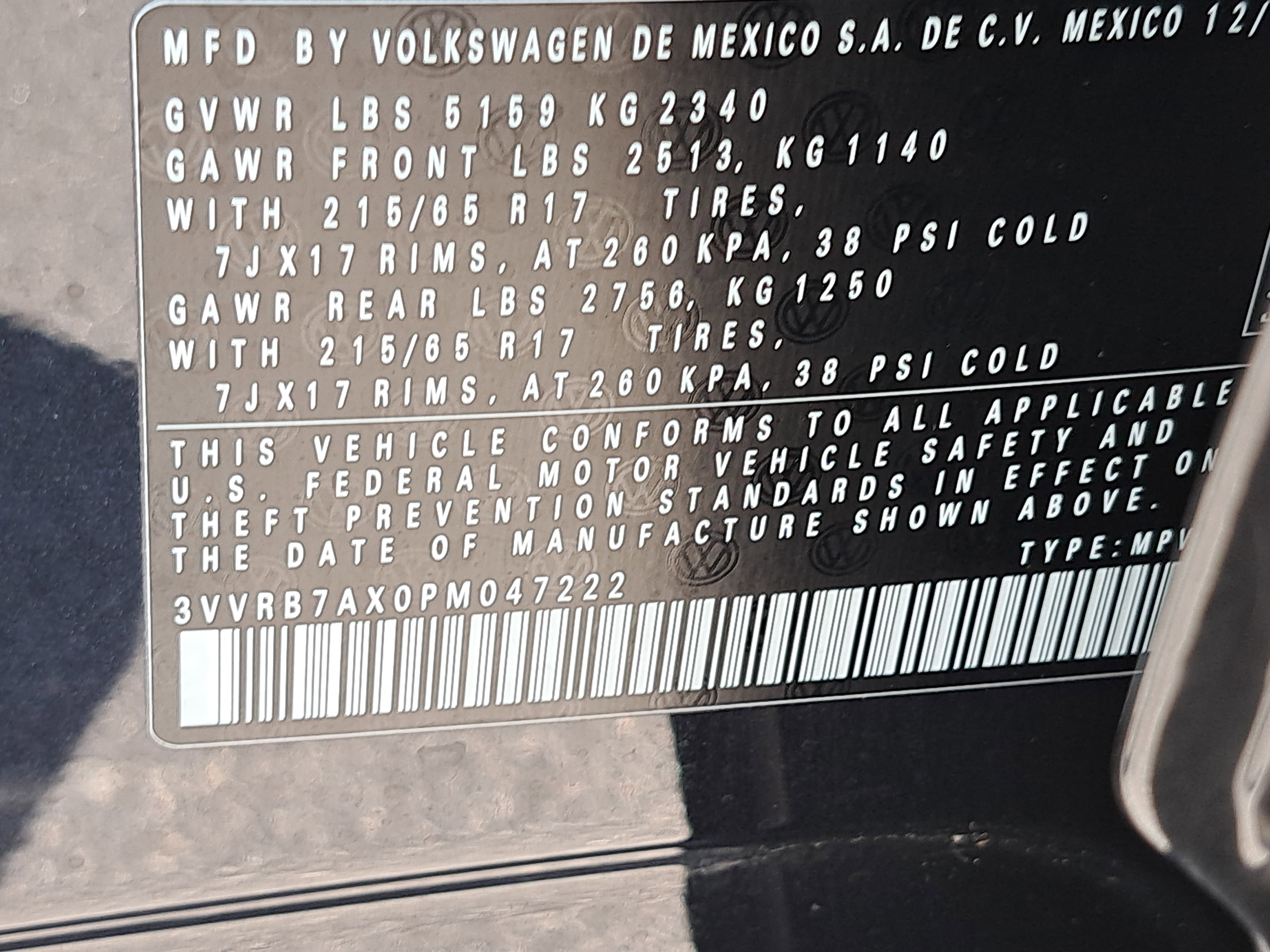 Certified 2023 Volkswagen Tiguan S FWD image 32