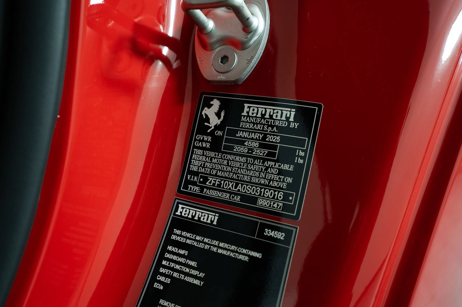 Certified 2025 Ferrari 12Cilindri RWD image 31