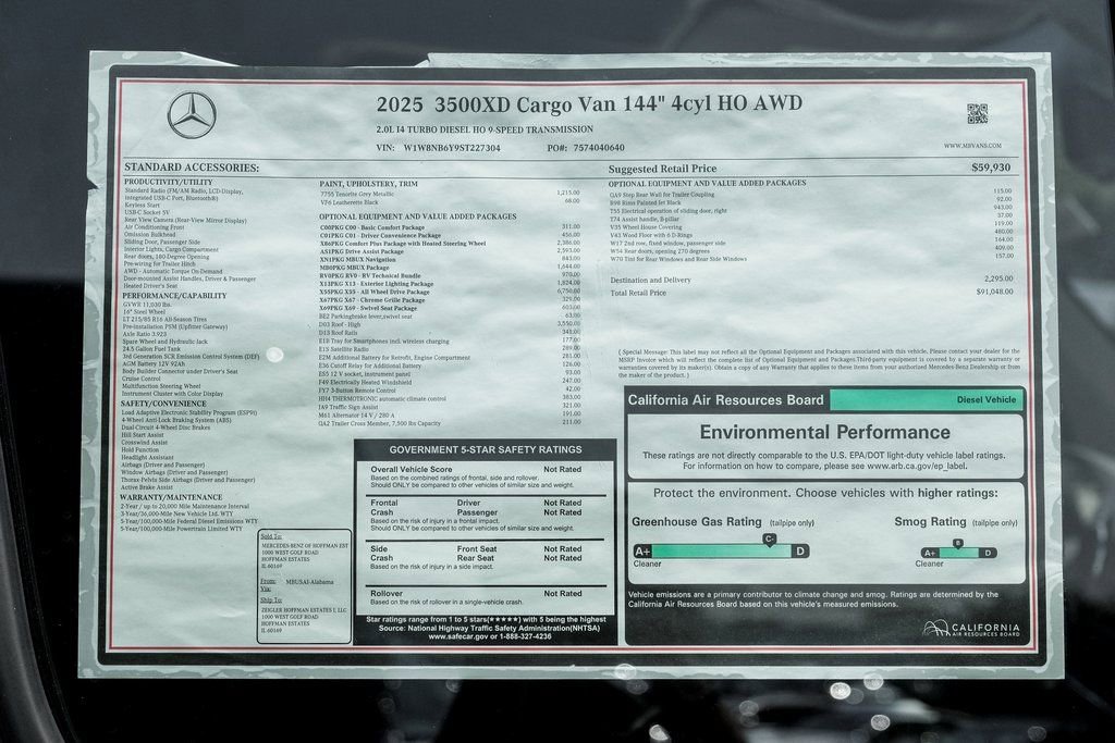 Used 2025 Mercedes-Benz Sprinter 3500 image 25