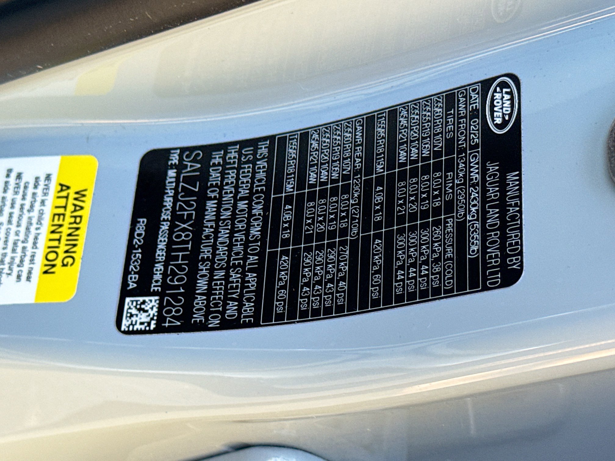 Used 2026 Land Rover Range Rover Evoque S image 43