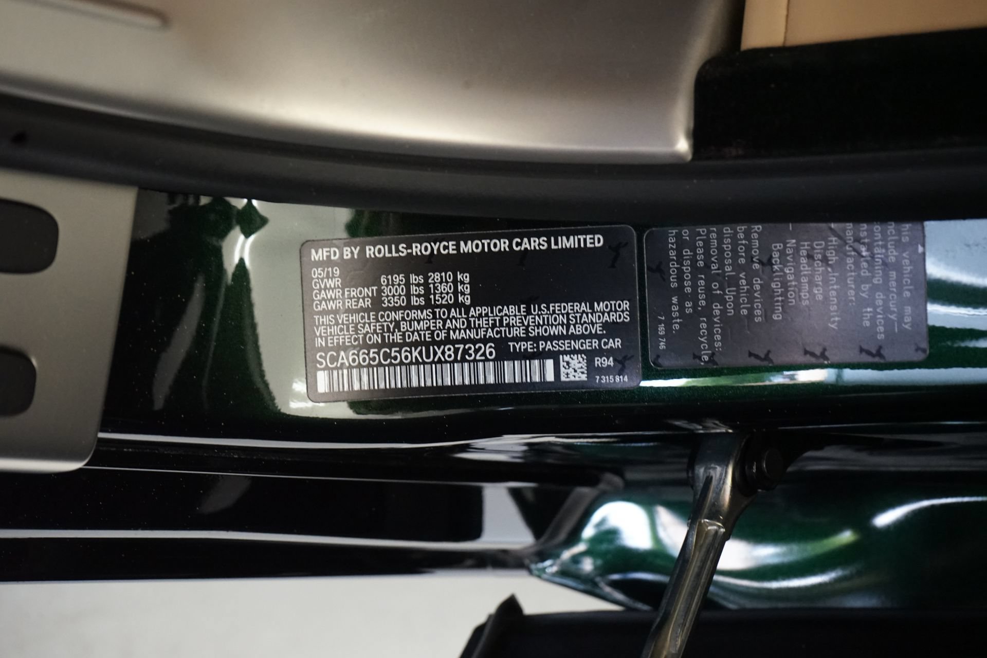 Used 2019 Rolls-Royce Wraith RWD image 36