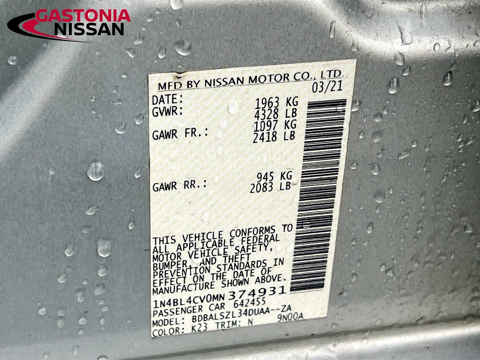 Used 2021 Nissan Altima 2.5 SR w/ SR Premium Package image 38