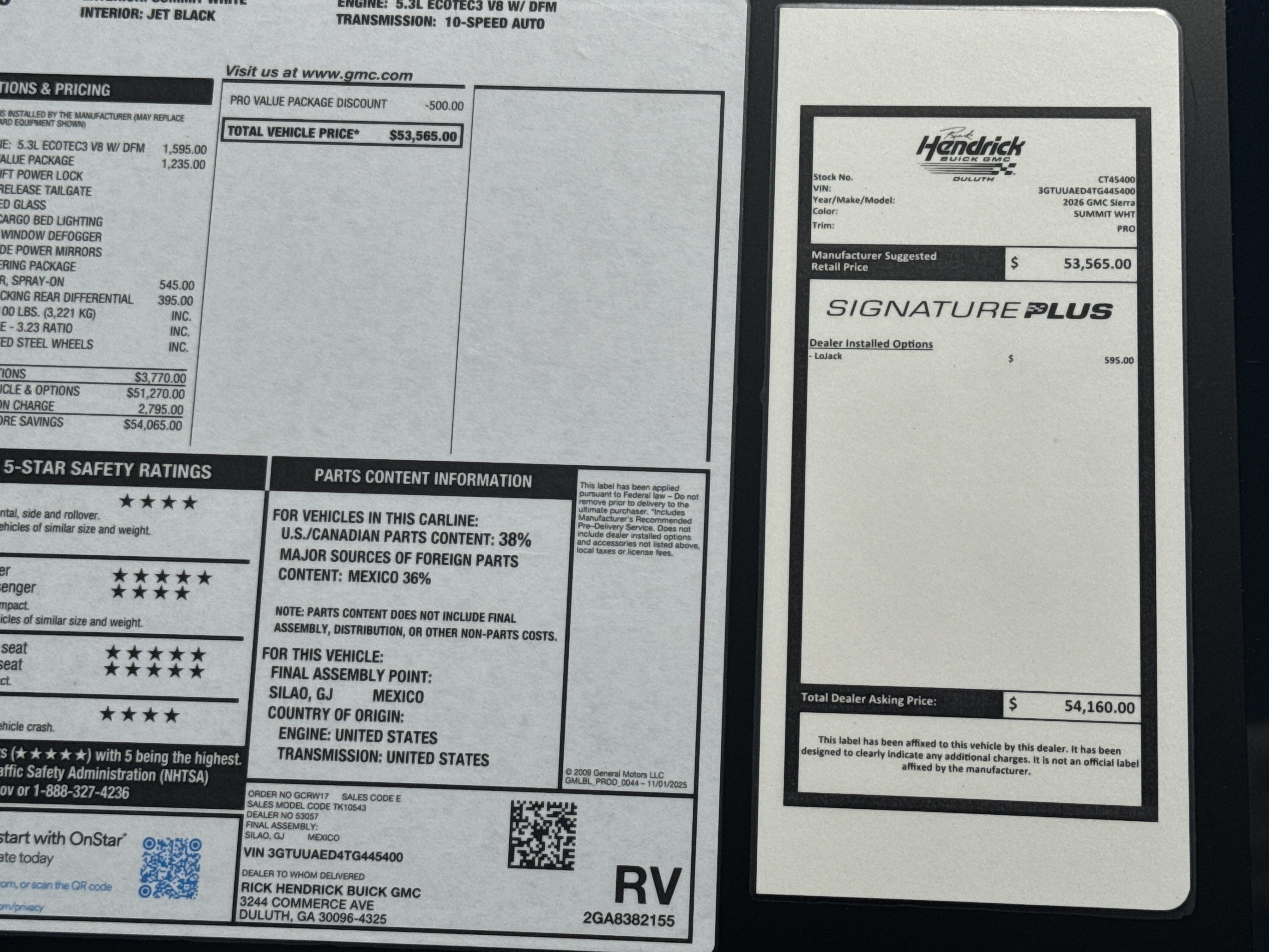 New 2026 GMC Sierra 1500 Pro w/ Pro Value Package AWD/4WD image 34