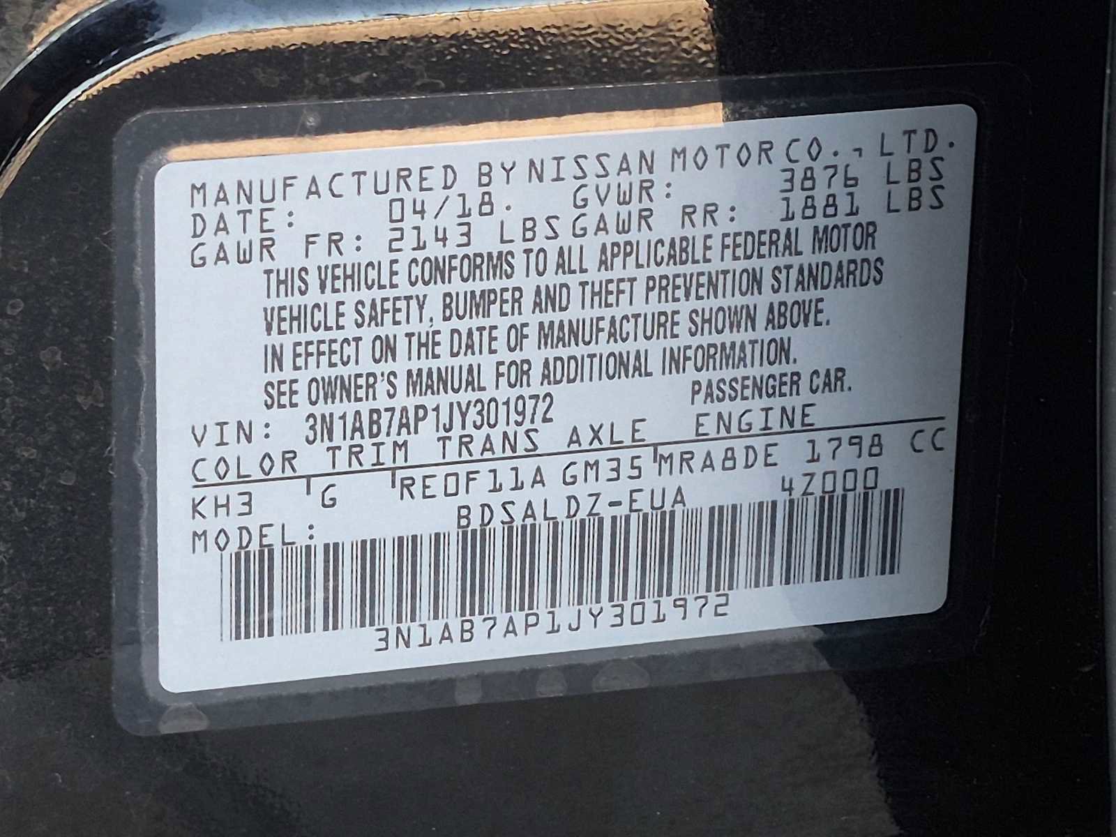 Used 2018 Nissan Sentra SV FWD image 30