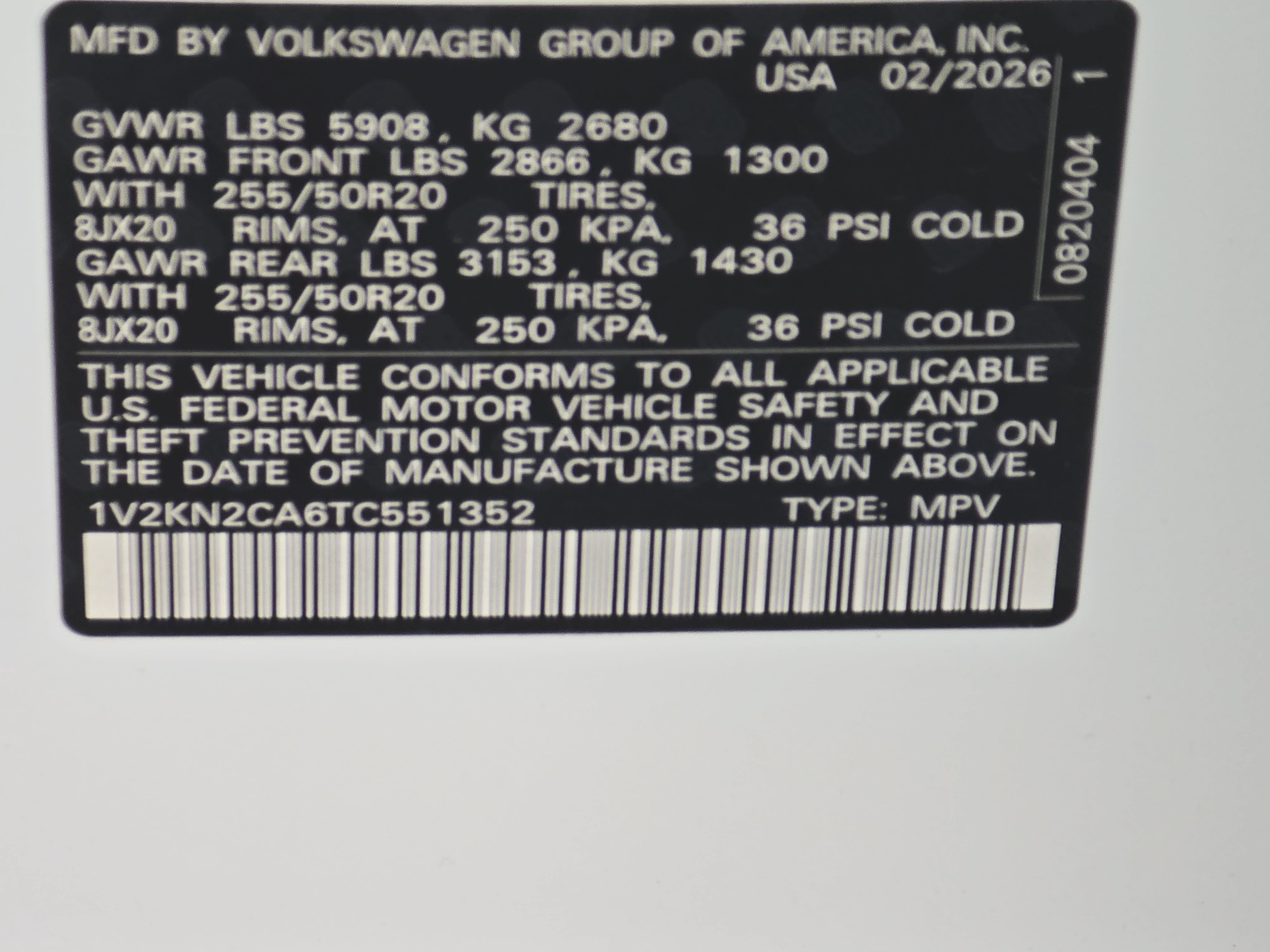 New 2026 Volkswagen Atlas SE AWD/4WD image 37