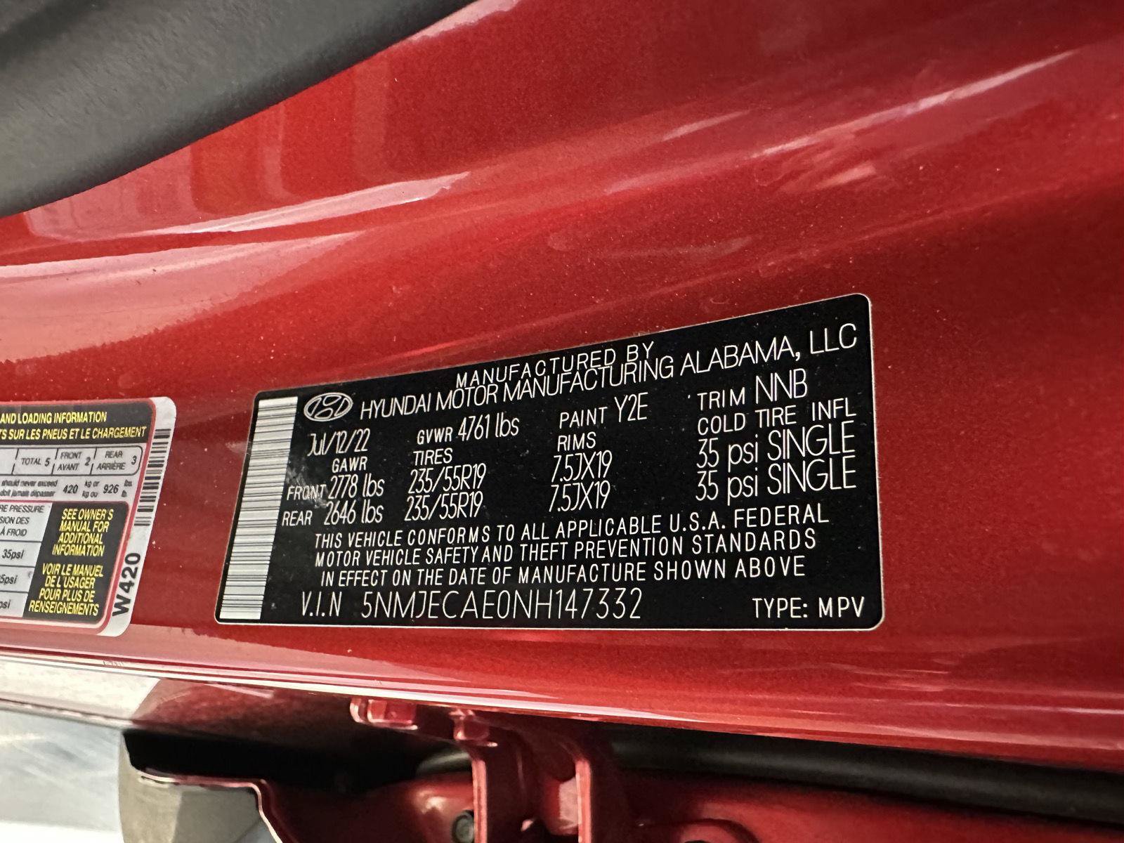 Used 2022 Hyundai Tucson Limited AWD/4WD image 16