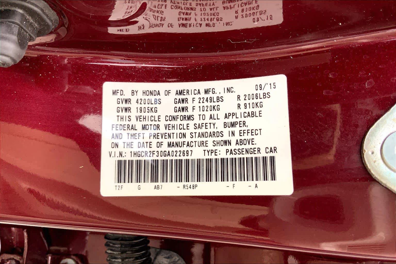 Used 2016 Honda Accord LX image 33